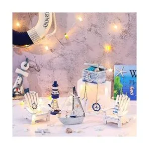 7 piezas Adirondack silla de playa caja de madera para_4