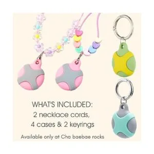 CHABAEBAE Soporte para AirTag para niños collar AirTag_3