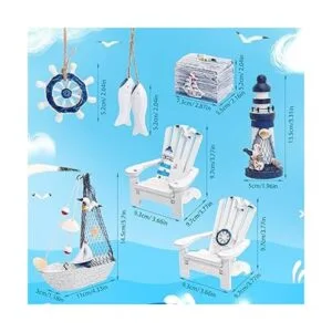 7 piezas Adirondack silla de playa caja de madera para_5