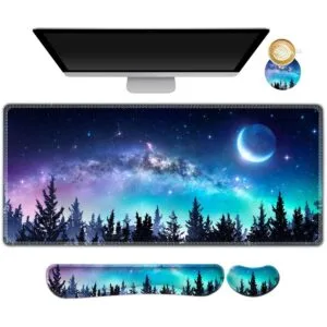 AIMSA Juego de alfombrilla de mouse grande para juegos_1