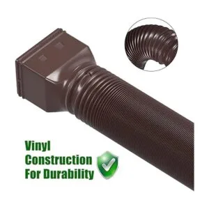 YOTODY Paquete de 2 extensiones de canalón de lluvia_6