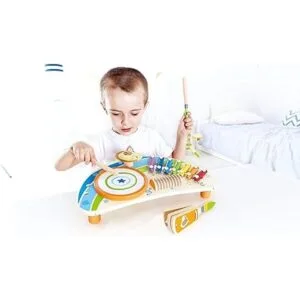 Hape Mighty Mini Banda de madera instrumento de percusión_3