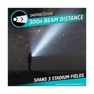 ENERGIZER Linterna LED recargable X1000 capacidad de_3