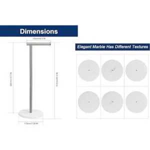 NearMoon Soporte para papel higiénico de baño moderno_2