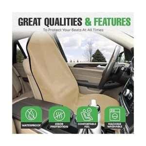 lebogner Funda de asiento de automóvil impermeable para_2