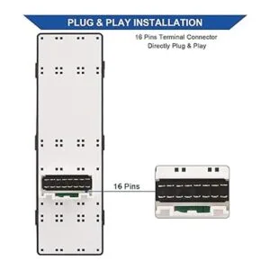 Obaee Master Power Window Switch Botón de control_3