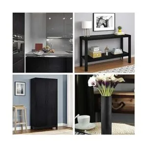 Papel tapiz de madera negra de 24 x 118 pulgadas papel de_7