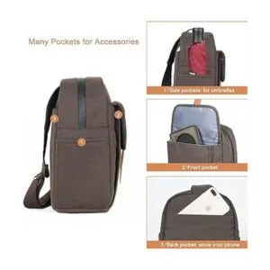 Bolsa de cámara pequeña DSLR Mochila para fotógrafo_3