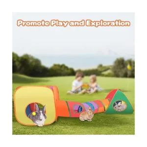 BWOGUE Túneles y tubos de conejo tubo plegable de_4