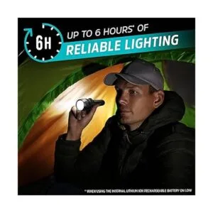 ENERGIZER Linterna LED recargable X1000 capacidad de_5