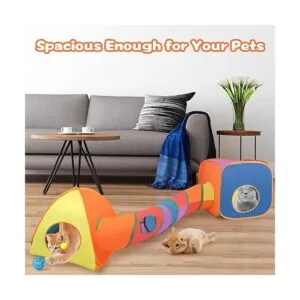 BWOGUE Túneles y tubos de conejo tubo plegable de_5