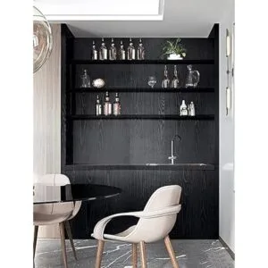 Papel tapiz de madera negra de 24 x 118 pulgadas papel de_3