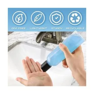 24 botellas vacías de plástico transparente de 6.8 onzas_4