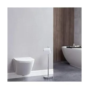 ROLABAM Soporte de papel higiénico pesado con función de_6