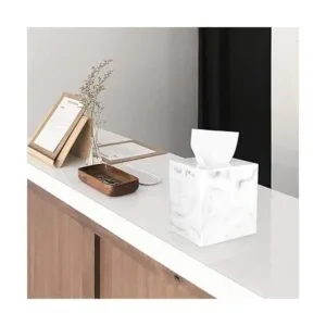 Luxspire Soporte para caja de papel de resina funda_6