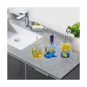 YHHRESINKING Dispensador de jabón de resina pulpo para_5