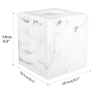 Luxspire Soporte para caja de papel de resina funda_4