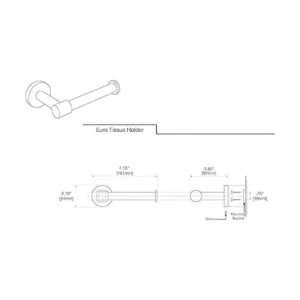 Reveal Euro Portarrollos de papel higiénico color cromado_5