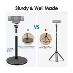 Nycetek Soporte de trípode de cámara web para escritorio_3