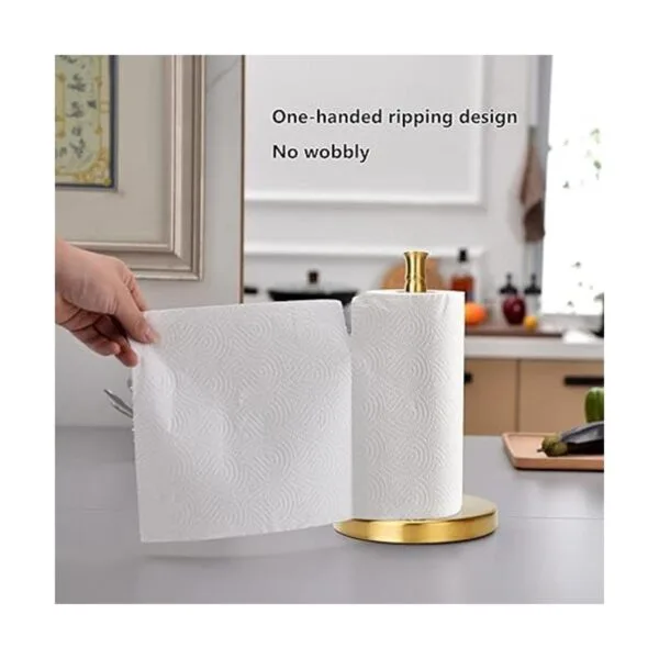 Soporte para toallas de papel base pesada de acero_3