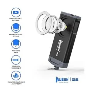 WUBEN Mini llavero G2 linterna de bolsillo recargable de_2