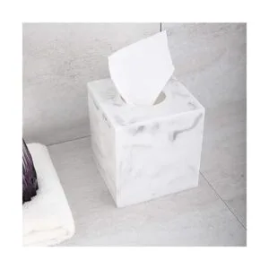 Luxspire Soporte para caja de papel de resina funda_2