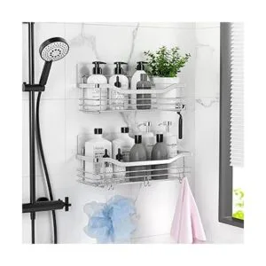 Orimade Organizador de ducha de acero inoxidable con 5_3
