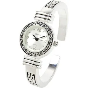 STC Reloj de pulsera de estilo occidental plateado para_1