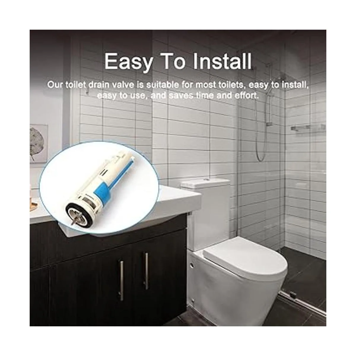 Válvulas de descarga de inodoro de 2 pulgadas kit de_7