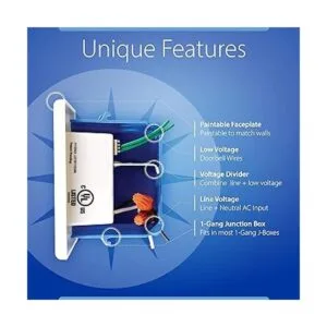 NICOR Lighting EDC1120WH1 EDC Kit de timbre electrónico_2