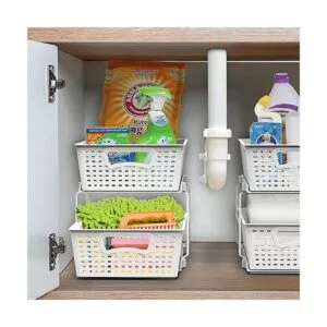 SimpleHouseware Bandeja organizadora de baño de 2_5