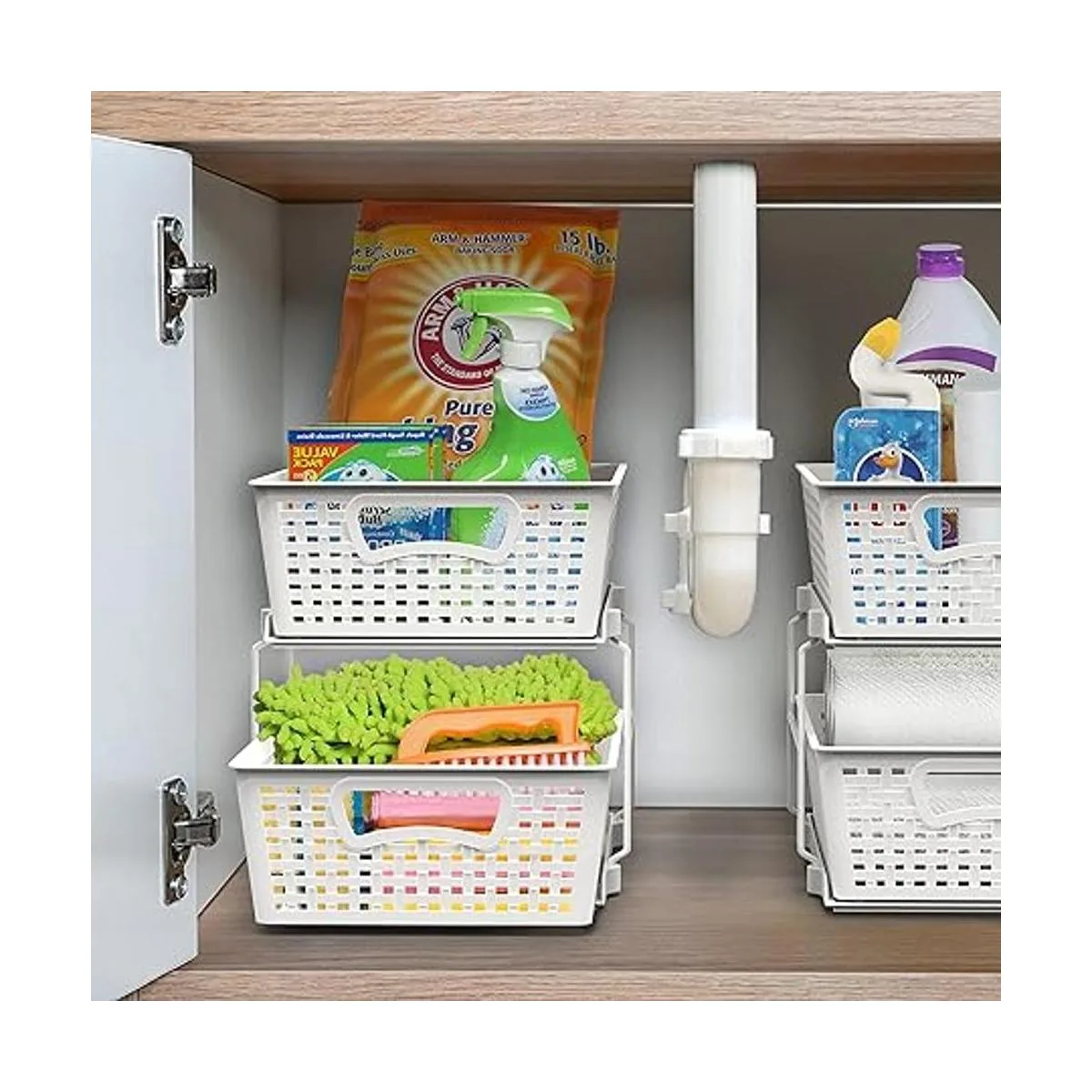 SimpleHouseware Bandeja organizadora de baño de 2_5