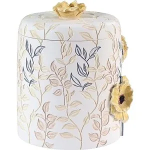 Avanti Linens Colección Marielle tarro de algodón amarillo_3