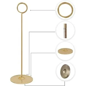 Urban Deco 16 soportes para tarjetas de mesa de 12_2