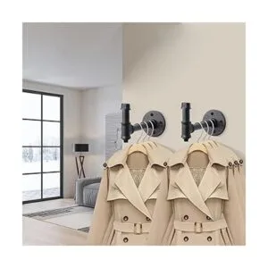 NearMoon Paquete de 3 ganchos para albornoz de baño y_5