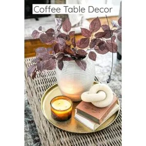 Rool Decoración negra para sala de estar nudo de madera_3