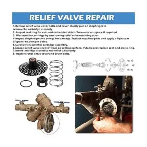 Kit de reparación completo para Zurn Wilkins 975XL y_6