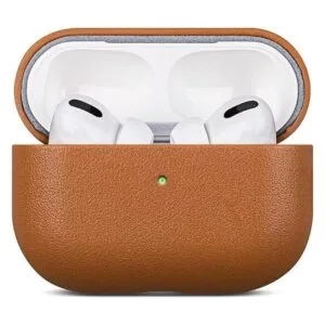Lopie Funda de cuero compatible con AirPods Pro de 2_2