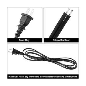 Paquete de 10 cables de lámpara de repuesto cable de luz_4