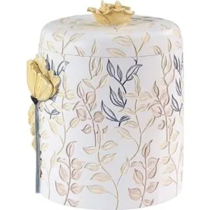 Avanti Linens Colección Marielle tarro de algodón amarillo_2