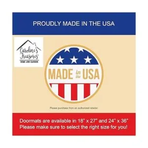 Carolines Treasures 7328MAT Corgi Snow Cardinal Tapete_7