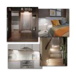 Luz LED para armario 20 luces LED regulador USB_6