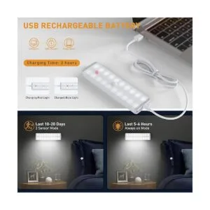 Luz LED para armario 20 luces LED regulador USB_4