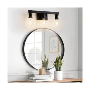 Lámparas de tocador de baño de granja con 3 luces_3