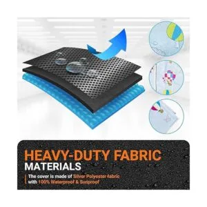 BlueStars Cubierta para lavadorasecadora para máquinas de_3