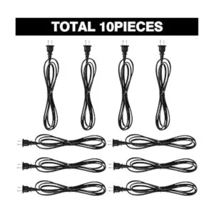 Paquete de 10 cables de lámpara de repuesto cable de luz_2