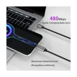 Cable magnético de carga rápida de 100 W cable USB C a_3