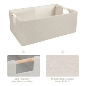 ANMINY Juego de 2 cubos de almacenamiento grandes_3