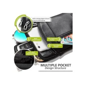 Hengwin Riñonera de cuero para teléfono celular bolsa de_4