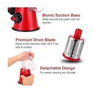 Rallador de queso giratorio Geedel rallador de mandolina_6